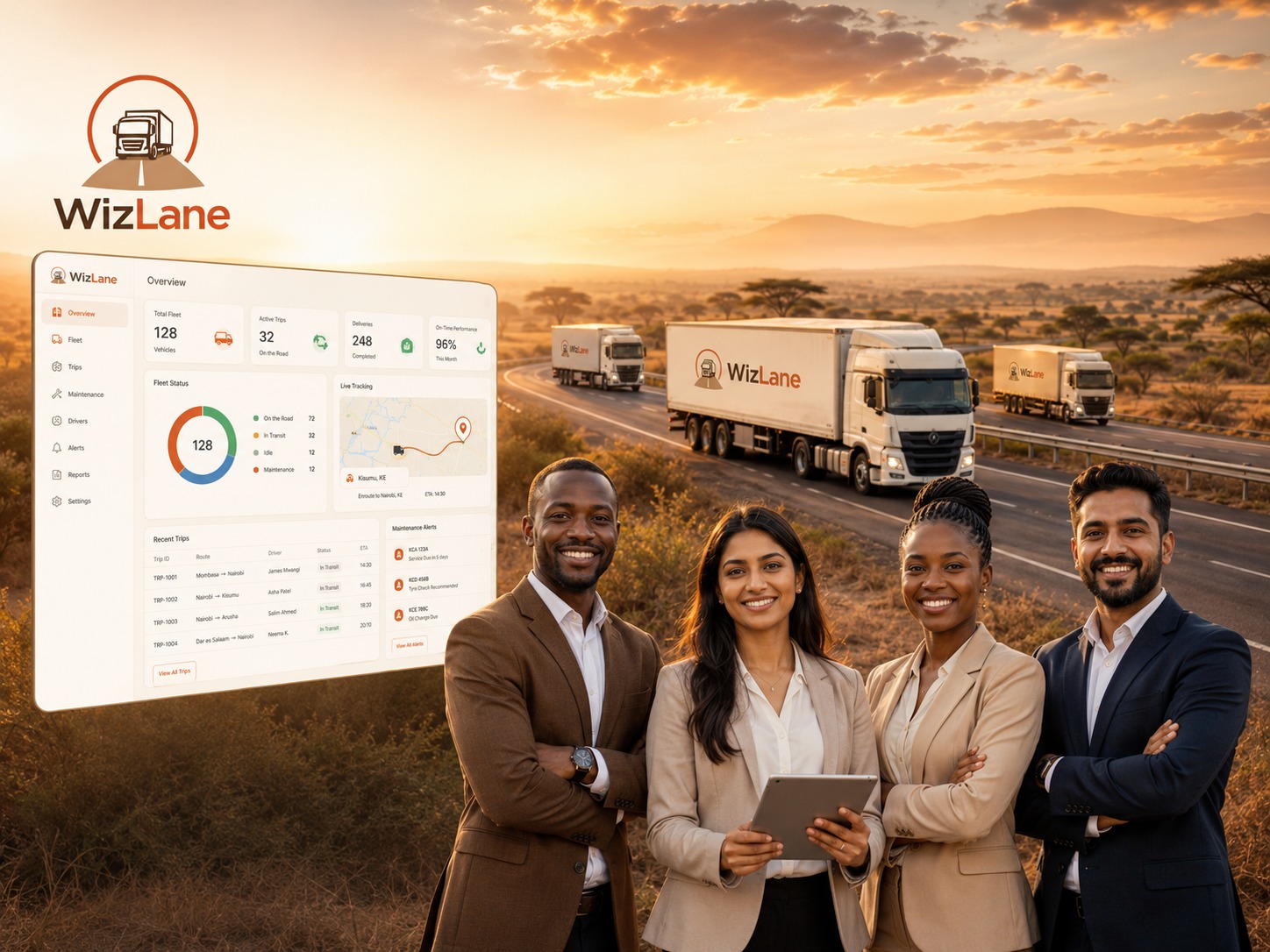 WizLane Fleet Operations across East Africa